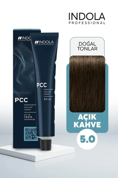 Indola PCC 5.0 Açık Kahve 60 ml Saç Boyası ürün görseli 1