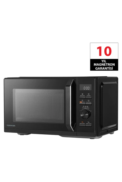 Grill Izgaralı Chef Defrost 25L Dijital Siyah Mikrodalga Fırın MW3-AG25PF(BK) ürün görseli 1