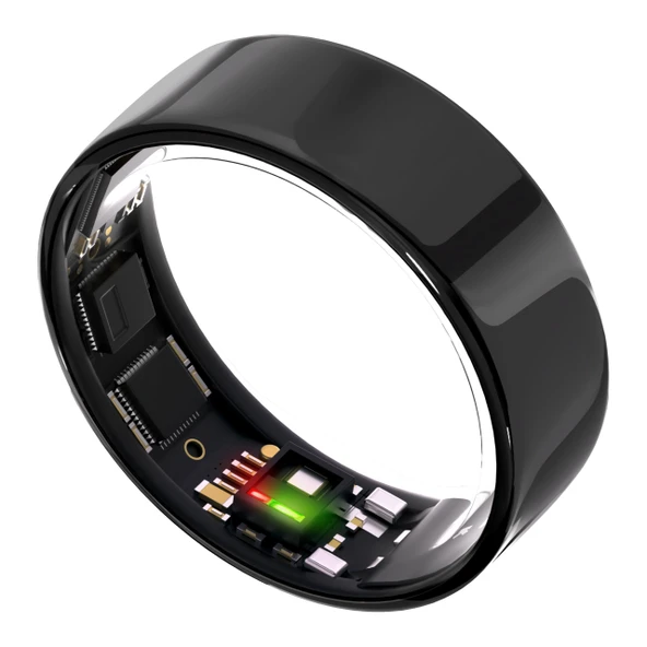 ULTRAHUMAN Ring AIR – Erkekler ve kadınlar için Akıllı Yüzük | Uyku, fitness, HRV takibi, stres analizi ve döngü izleme | ABONELİK YOK | 6 güne kadar pil ömrü | (Boyut 8) ürün görseli 1