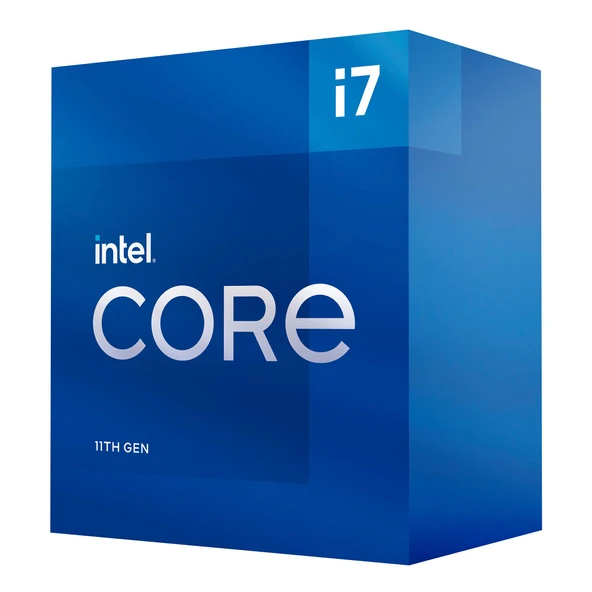 Intel Core i7-11700 masaüstü işlemci (temel saat hızı: 2,5 GHz Tuboboost: 4,8 GHz, 8 çekirdekli, LGA1200) BX8070811700 ürün görseli 1