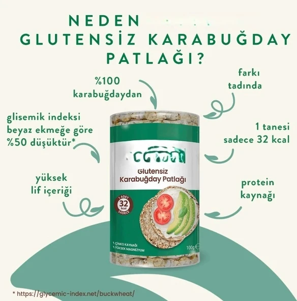 Karabuğday Patlağı 100 Gr ürün görseli 1