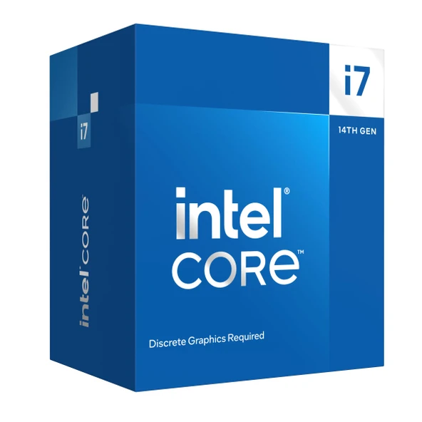 Intel® Core™ i7 masaüstü işlemci 14700F 20 çekirdek (8 P çekirdeği ve 12 E çekirdeği) 5,4 GHz'e kadar ürün görseli 1