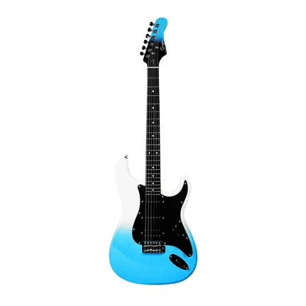 SMIGER L-G2 i6 WKB STRAT TİPİ DAHİLİ EFEKTLİ ELEKTRO GİTAR WHITE BLUE ürün görseli 1