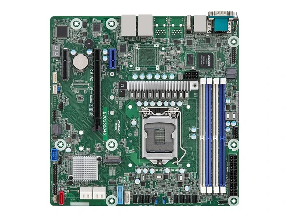 ASRock anakart E3C252D4U Micro-ATX Soket 1200 Tekli ürün görseli 1