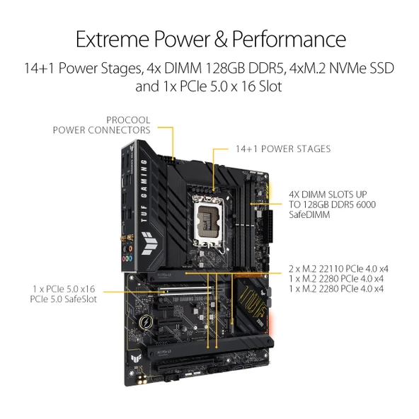 TUF Gaming Z690-PLUS WiFi ATX - Resim 2