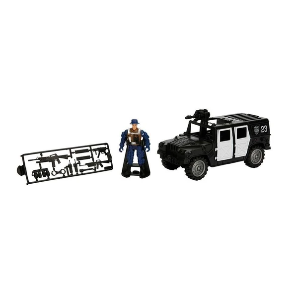 Sesli ve Işıklı Polis Oyun Seti - Resim 2