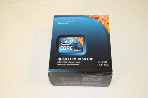 Core i5-750 - 2,66 GHz - Önbellek L3 8 MB - Soket LGA 1156 (kutu versiyonu) ürün görseli 1
