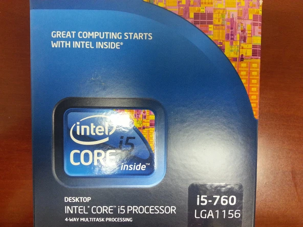 Intel Core i5-760 işlemci 2,8 GHz 8 MB önbellek soketi LGA1156 ürün görseli 1