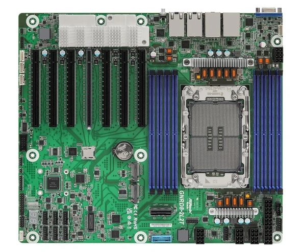 ASRock Raf Sunucu Anakartı GNRD8-2L2T CEB Tek Soket E2 (LGA 4710) Intel® Xeon® 6700E Serisi Çift 10GbE ürün görseli 1