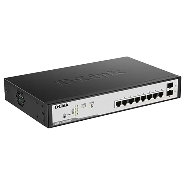 D-Link 8 Bağlantı Noktalı PoE Gigabit Anahtarı ürün görseli 1