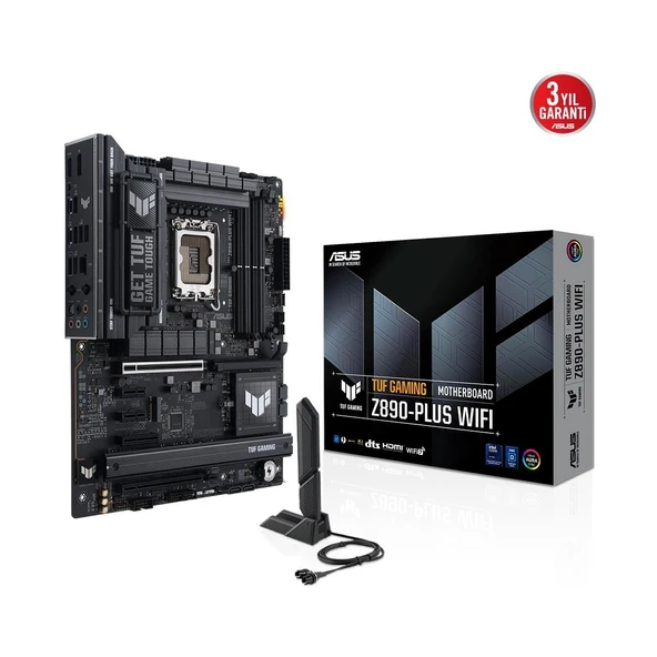 Asus TUF Gaming Z890-PLUS Wi-Fi Intel LGA1851 DDR5 ATX Anakart ürün görseli 1