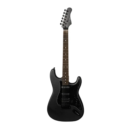 SMIGER L-G2 i6 MBK STRAT TİPİ ELEKTRO GİTAR DAHİLİ EFEKTLİ MAT SİYAH ürün görseli 1