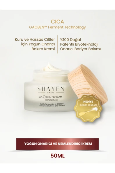 GAOBEN™ Cream| %100 Natural Fermente Bitki Özlü Yoğun Bariyer Bakım Yüz kremi - Kuru & Çok Kuru Ciltler İçin Patentli Formülasyon - Yaşlanma Besleyici Bariyer Onarıcı ürün görseli 1