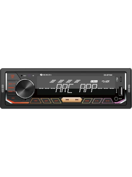 Edison ED-BT500 Bluetooth USB Sd Aux Fm Radyo App Kontrol 4*50W Oto Teyp ürün görseli 1