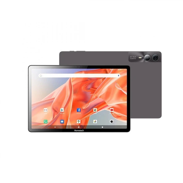 Hometech Alfa 11 BT 6 GB 128 GB 10.95" Tablet + Kalem + Klavye Gri ürün görseli 1