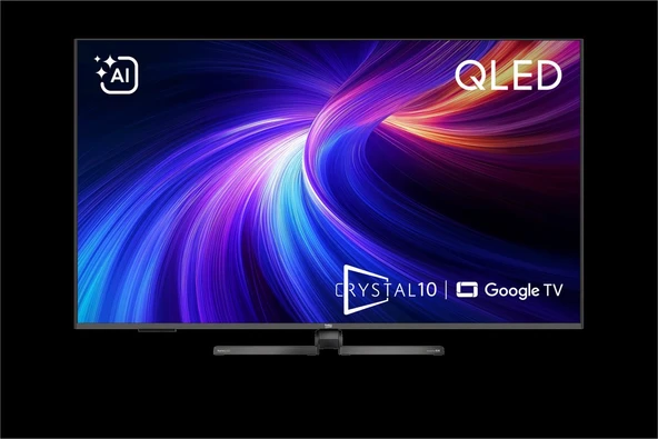 BEKO Crystal 10 AI QLED 144Hz VRR 55" 4K UHD Google TV - B 1055 C AI Smart TV ürün görseli 1