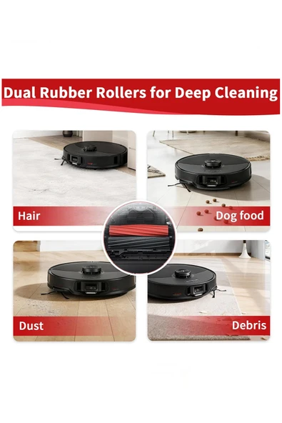 Roborock S8 MaxV Ultra Uyumlu Ana Fırça - Resim 4
