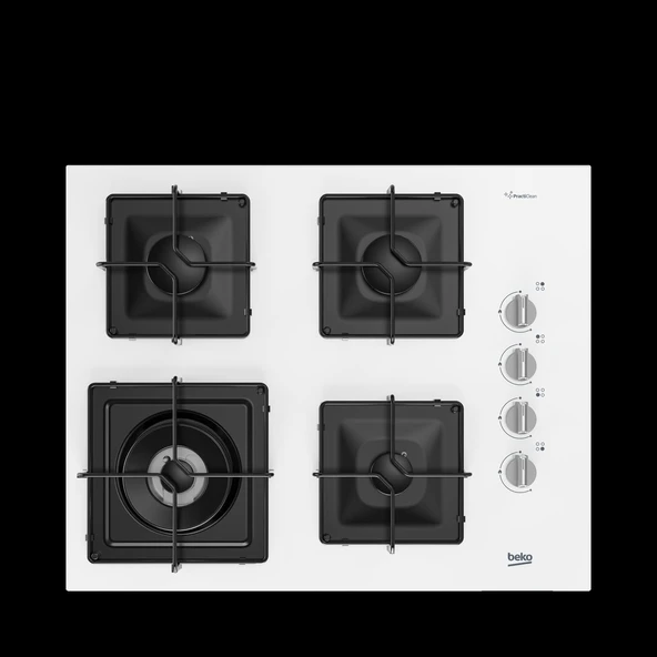 Beko BOCD K 6510 EWB Gazlı Cam Tablalı Ocak ürün görseli 1