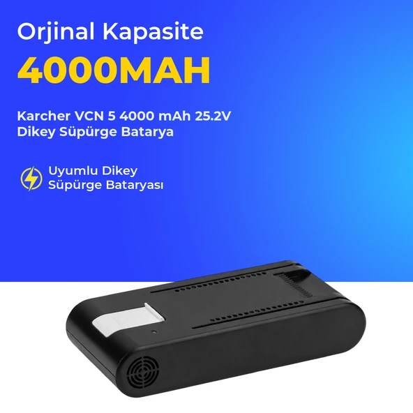 Karcher VCN 5 4000 mAh 25.2V Dikey Süpürge Batarya ürün görseli 1
