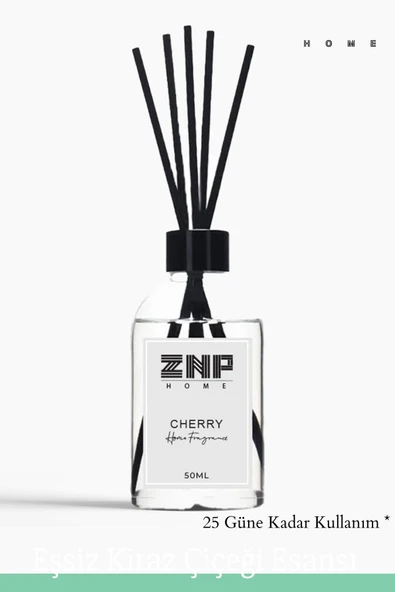Kiraz Çiçeği | Çubuklu Oda Kokusu Esansiyel Uçucu Diffuser Cherry 50ml ürün görseli 1