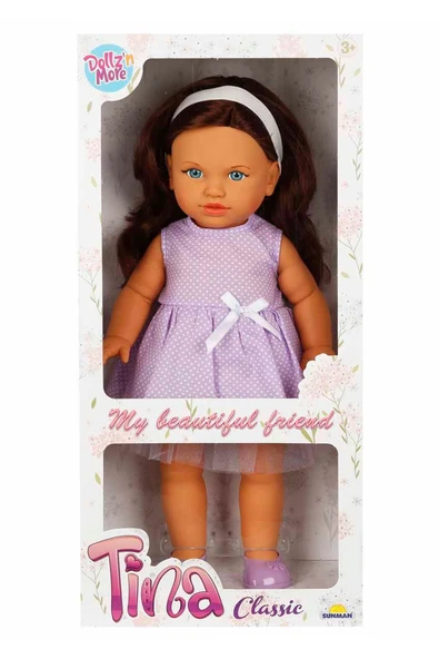 45 cm Boyunda Mutluluk: Tina Classic Bebek - Resim 8
