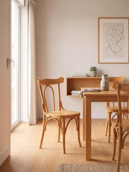 Wien Klasik Ahşap Sandalye - Resim 7