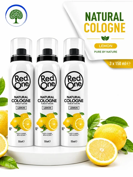 ÇareBurada 3 Adet Red One Kolonya 150 ml | Limonlu Sprey Kolonya ürün görseli 1