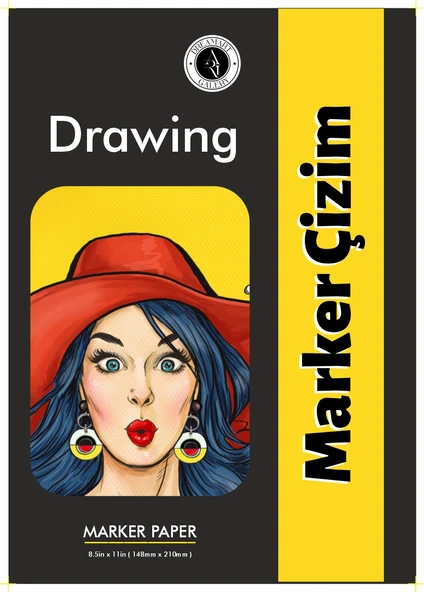 DreamArt Galery Marker Çizim, A5 Boyut, Çizim defteri ürün görseli 1
