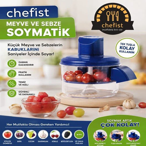 CHEFİST MEYVE VE SEBZE SOYMATİK - Resim 5