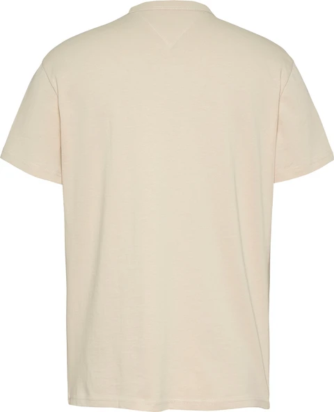 TJM REG BADGE TEE EXT Erkek Bej T-Shirt - DM0DM20322 ürün görseli 1