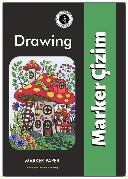 DreamArt Galery Marker Çizim, A5 Boyut, Çizim defteri ürün görseli 1