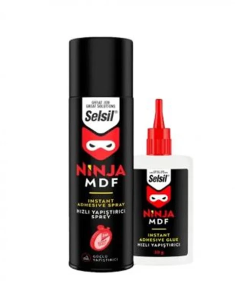Selsil Mdf Kıt Hızlı Yapıştırıcı 200 Ml 2826 ürün görseli 1