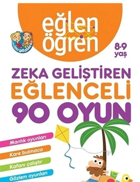 Eğlen Öğren 8-9 Yaş - Zeka Geliştiren Eğlenceli 90 Oyun ürün görseli 1