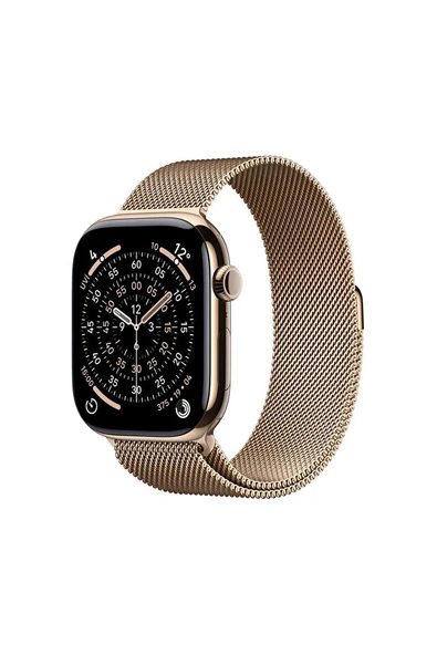 Apple Watch Series 11 GPS + Cellular 46 mm Titanyum Kasa ve Milano Loop - S/M ürün görseli 1