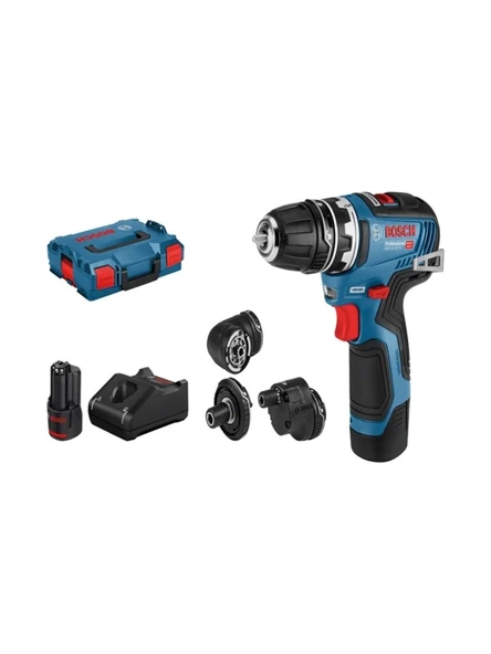 Bosch Professional GSR 12V-35 FC 2x3.0Ah Çift Akülü Vidalama Makinesi - 06019H3000 ürün görseli 1