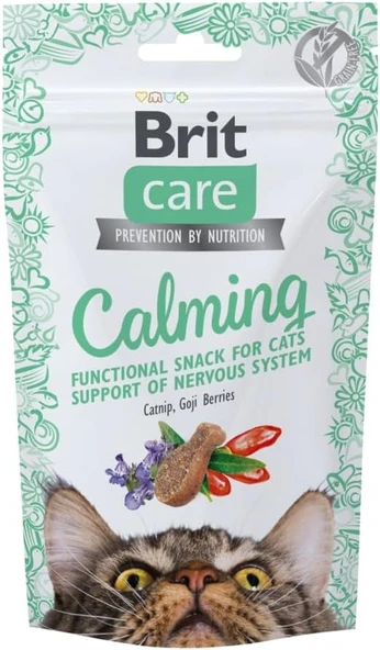 Brit Care Snack Calming Sakinleştirici Etkili Kedi Ödül Maması 50gr ürün görseli 1