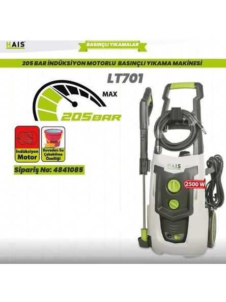 Yıkama Makinesi 205 Bar Basınçlı  Lt701-2500A Hais ürün görseli 1