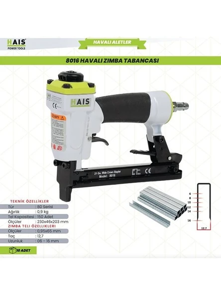 Havalı Zımba Tabancası 8016 Hais ürün görseli 1
