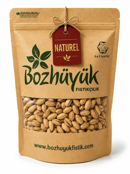 BOZHÜYÜK FISTIKÇILIK Tuzlu Kavrulmuş Antep Fıstığı (NATUREL ) 1 Kg ürün görseli 1