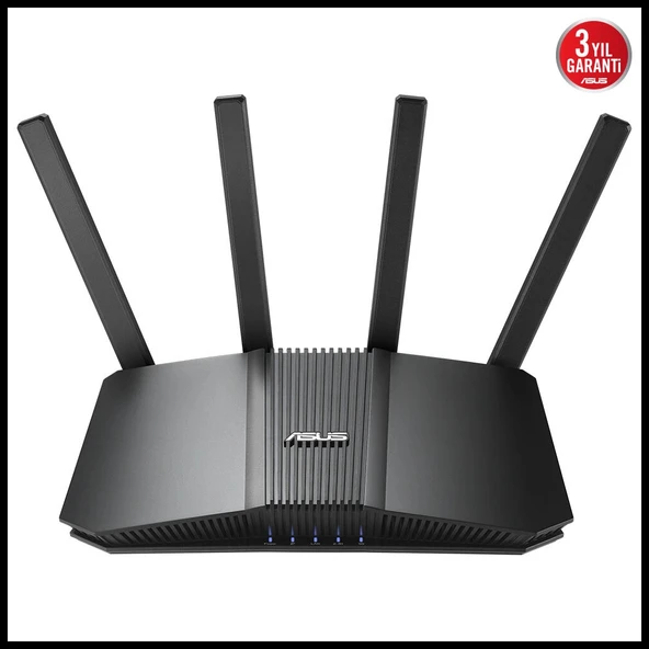 ASUS RT-BE82U, BE6500, 4 Port, 6500Mbps, Dual Band, WİFİ 7, AiMesh, AiProtection Pro, Gigabit Extendable Router ürün görseli 1