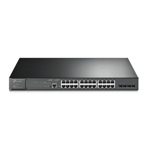 Omada Tp-Link ES228GMP 24 Port 10-100-1000 Poe+ Switch 2 Port SFP 384W Swich ürün görseli 1