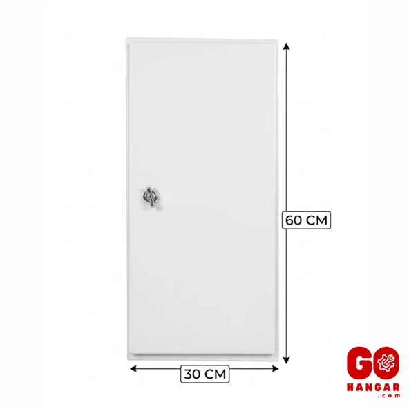 30x60x21 cm Doğalgaz Sayaç Panosu Koruma Dolabı 0.80 mm ürün görseli 1