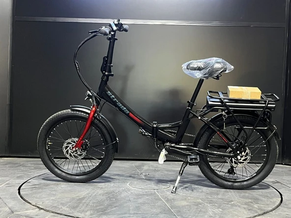 Strada E-Rapido 20 Jant Folding Elektrikli Bisiklet (GRİ) ürün görseli 1