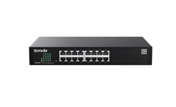 Tenda TEG2216D 16 Port 10-100-1000 Switch Cloud Yönetilebilir Çelik Kasa Switch ürün görseli 1