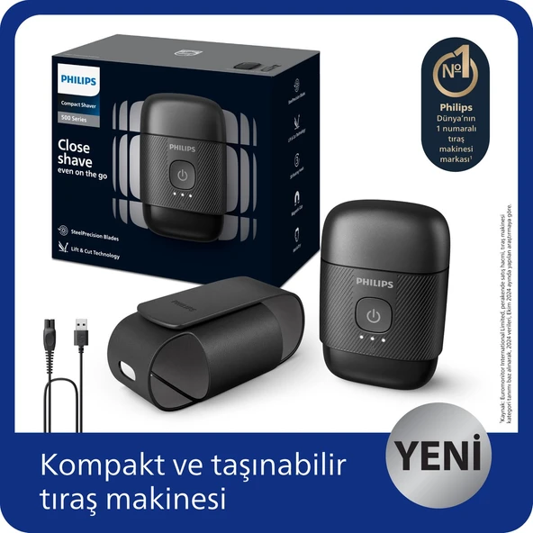 S591/05 Siyah Tıraş Makinesi Islak/Kuru Kullanım Özellikli Kablosuz Tasarım ürün görseli 1