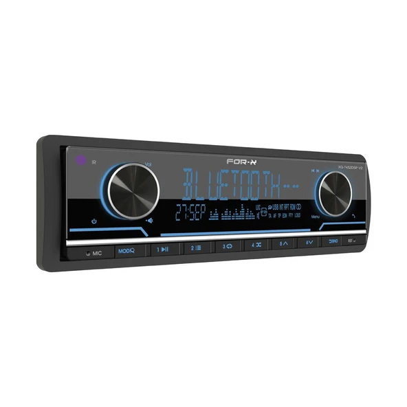 For-X XQ-7452DSPv2 4 Amfi Çıkışlı 4x100 Watt Dsp+Bluetooth+Multicolor+ Oto Teyp ürün görseli 1