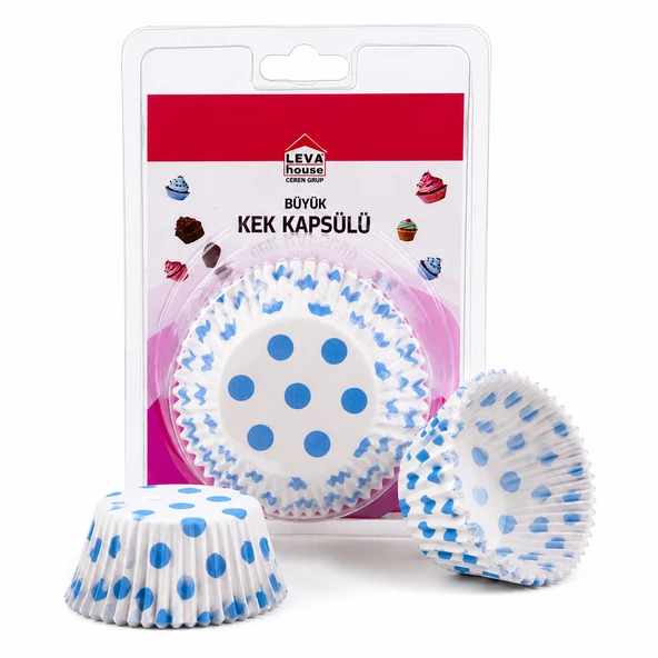 BÜYÜK KEK KAPSÜLÜ KARIŞIK RENK 60 ADET ürün görseli 1