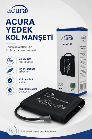 Acura AC-20 Yedek Kol Manşeti 22-32cm ürün görseli 1