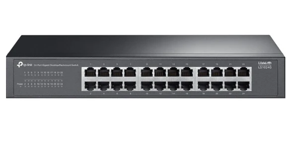 Tp-Link LS1024G 24 Port 10-100-1000 Mbps Switch Metal Kasa ürün görseli 1