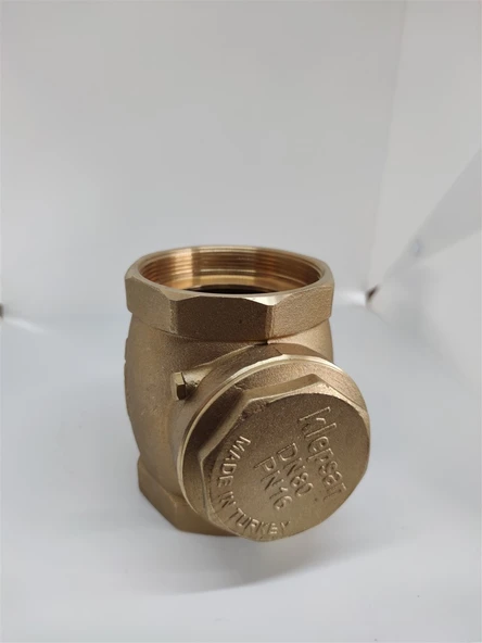 Çalparalı Çekvalf 1 1/4'' DN32 PN16 Klepsan Sarı Metal ürün görseli 1